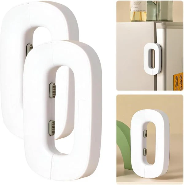 Refrigerator Door Lock Child Safety Refrigerator Double Safety Button