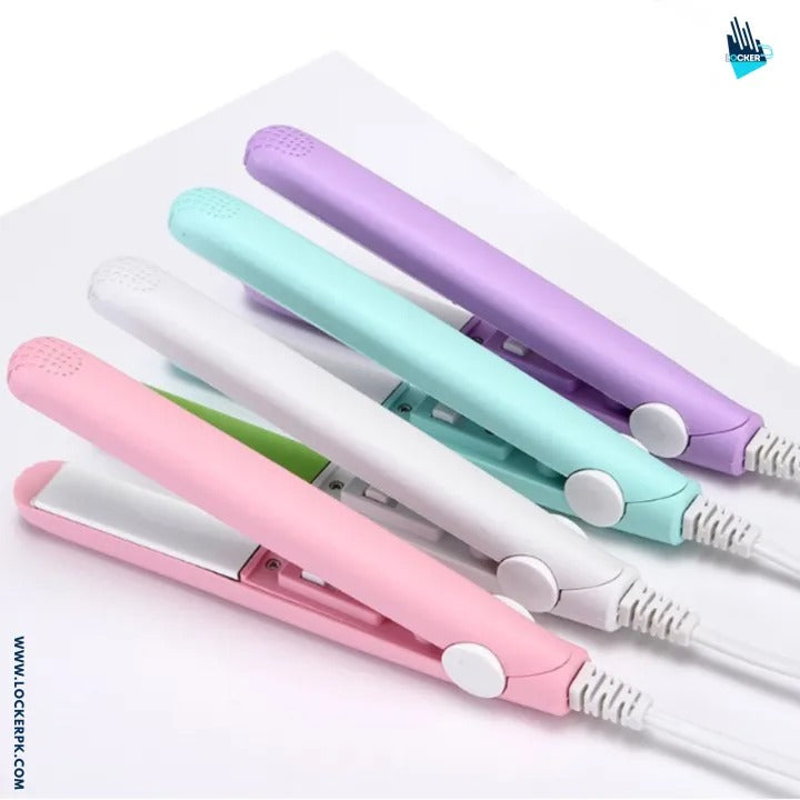 Electronic Fast Hair Straightener Portable Mini Hair Flat Iron