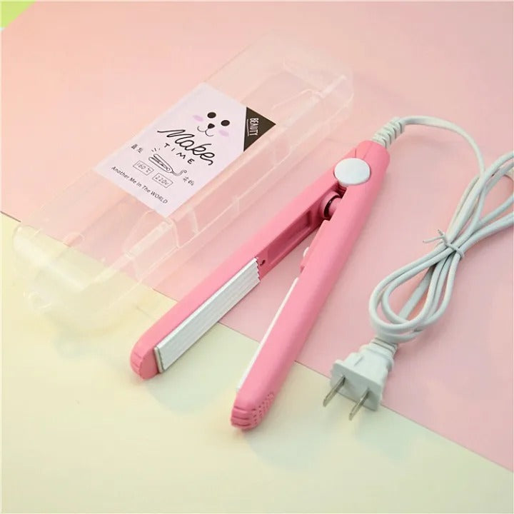 Electronic Fast Hair Straightener Portable Mini Hair Flat Iron