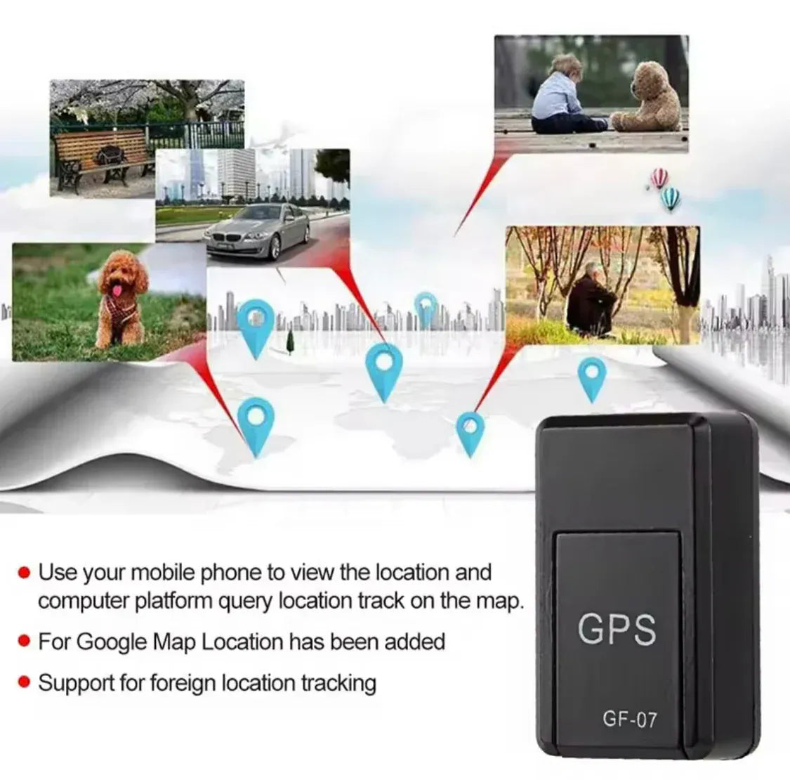 Mini Gps Tracker Car, Bike, Bicycle Real Time Tracking
