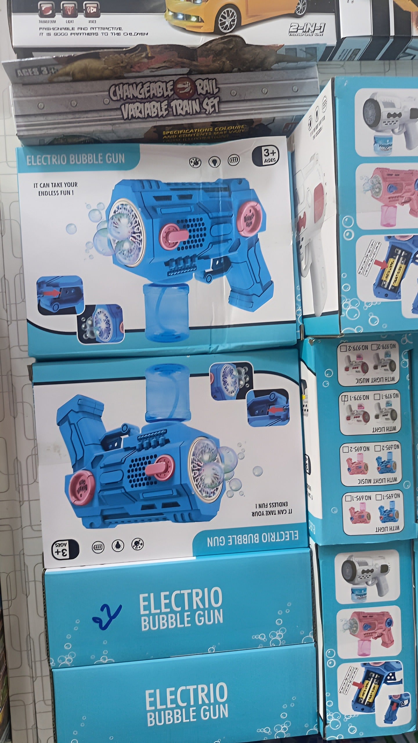 Children’s Handheld Porous Electric Bubble Gun with Lights & Music