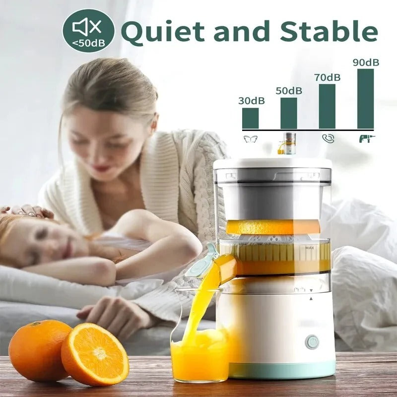 Portable Electric Citrus Juicer Hands-Free Rechargeable