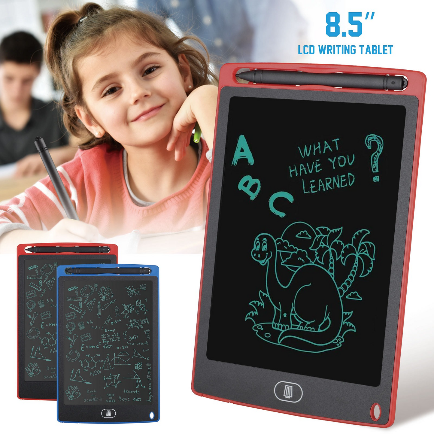 8.5 inch Multicolor Tablet Price | LCD writing tablet for kids