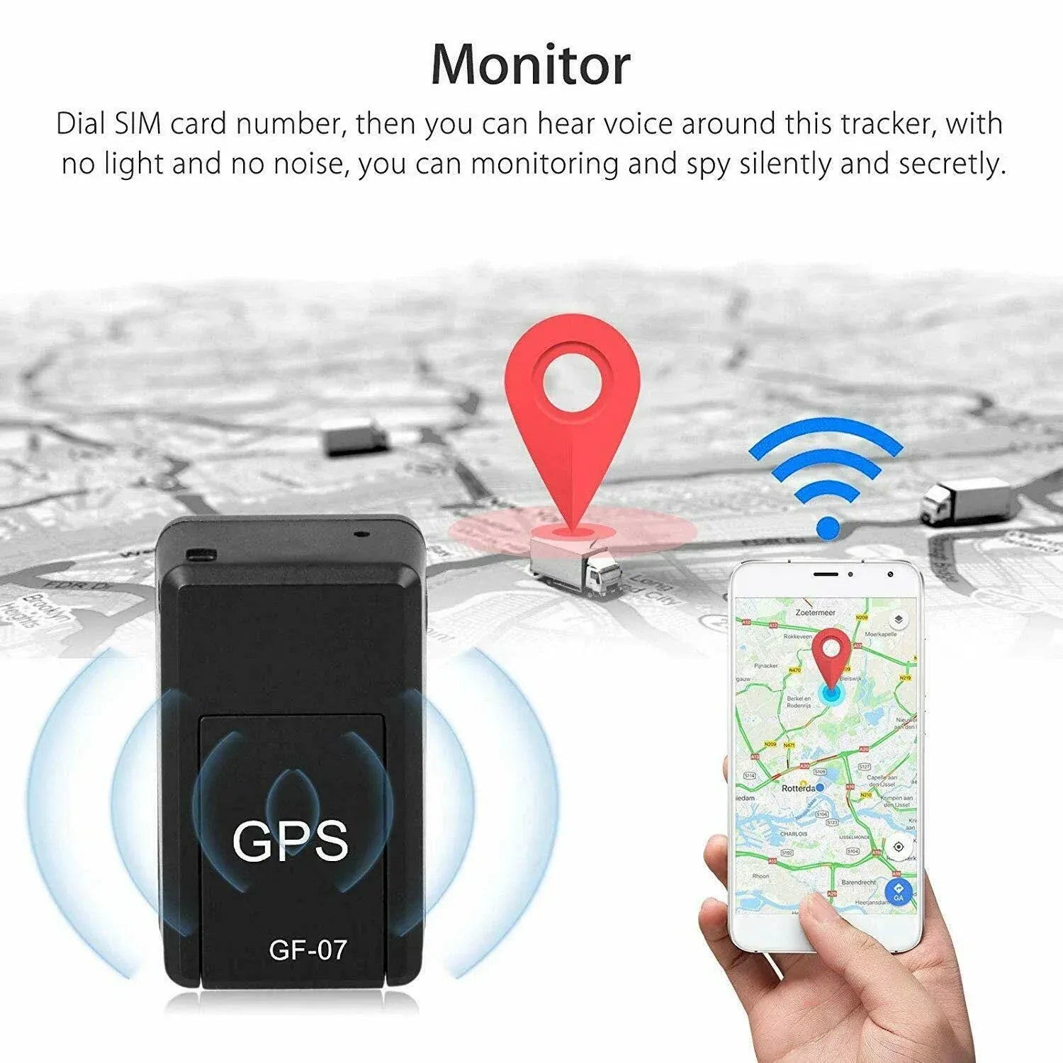 Mini Gps Tracker Car, Bike, Bicycle Real Time Tracking