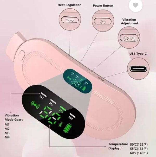 Rechargeable Period Cramp Relief Belt