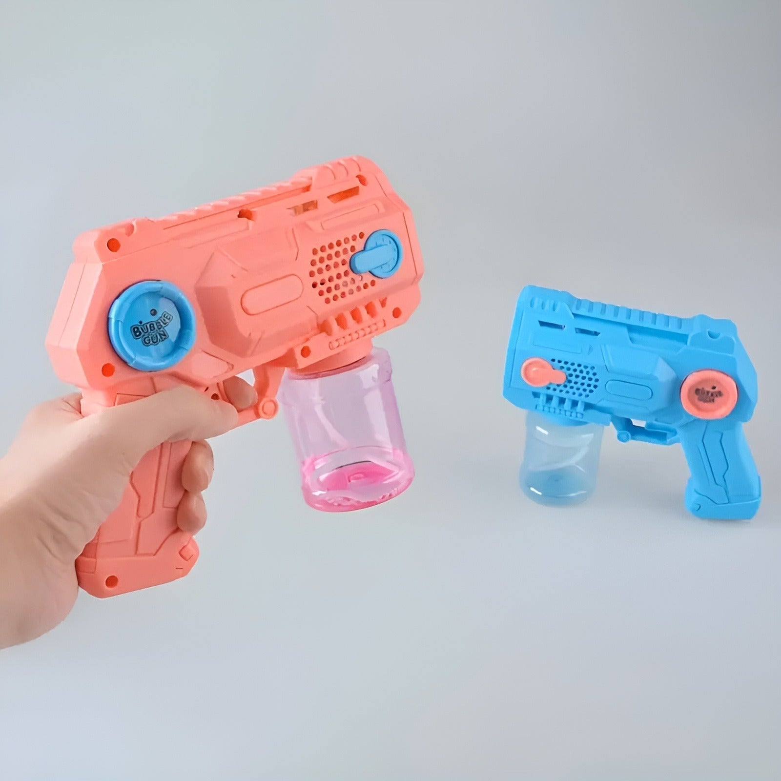 Children’s Handheld Porous Electric Bubble Gun with Lights & Music