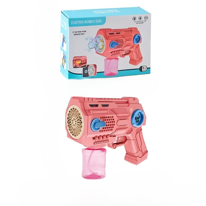 Children’s Handheld Porous Electric Bubble Gun with Lights & Music